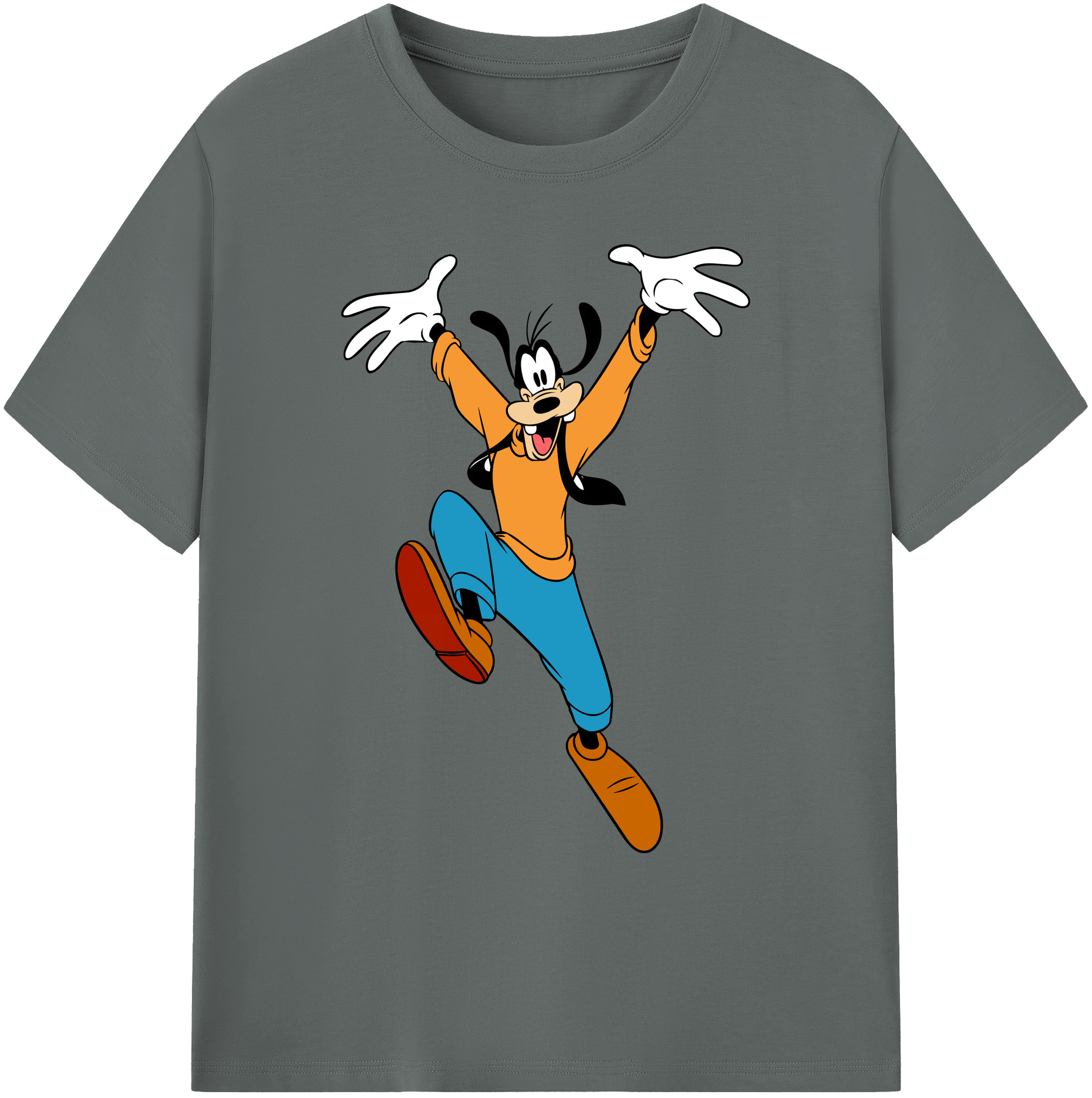 ミッキーマウス Mickey Mouse 綿100％ メンズ半袖Tシャツ｜肌触りやわらか＆通気性
